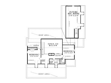 2nd Floor Plan, 063H-0234