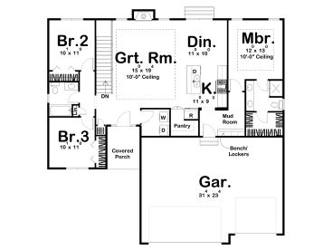 Floor Plan, 050H-0174