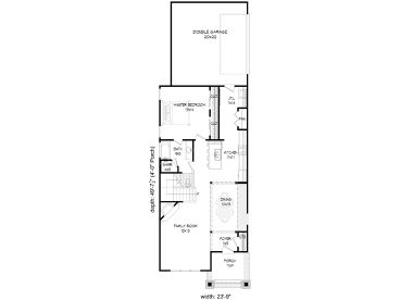 1st Floor Plan, 062H-0402