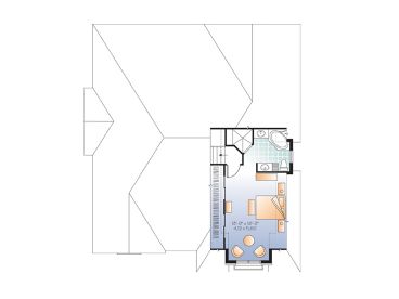 2nd Floor Plan, 027H-0262