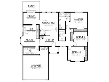 Floor Plan, 026H-0014