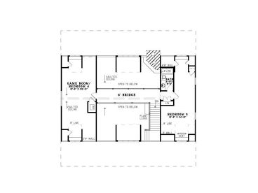 2nd Floor Plan, 025H-0189