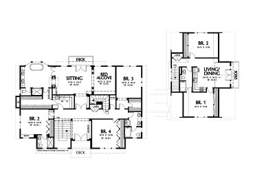 2nd Floor Plan, 034H-0132