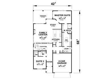 1st Floor Plan, 031H-0263