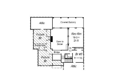 2nd Floor Plan, 061H-0111