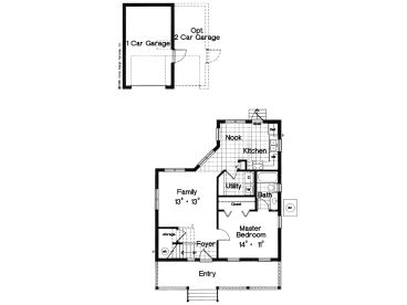 1st Floor Plan, 043H-0010