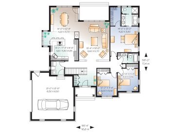 1st Floor Plan, 027H-0376