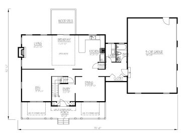 1st Floor Plan, 068H-0028