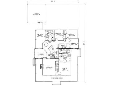 1st Floor Plan, 025H-0063
