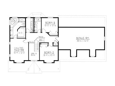 2nd Floor Plan, 018H-0015