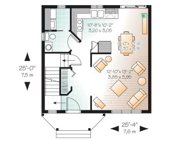 1st Floor Plan, 027H-0133