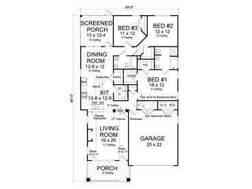 Floor Plan, 059H-0175