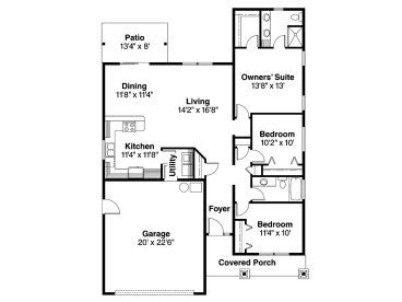 Floor Plan, 051H-0155