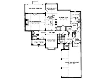 1st Floor Plan, 029H-0065