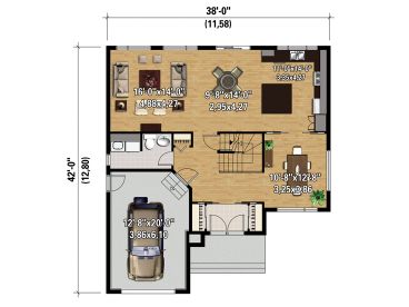 1st Floor Plan, 072H-0162