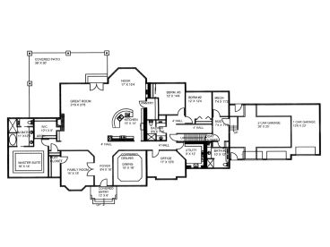 1st Floor Plan, 012H-0222