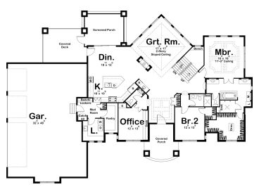 1st Floor Plan, 050H-0241
