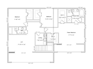 2nd Floor Plan, 065H-0063