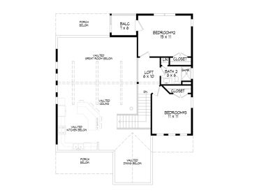 2nd Floor Plan, 062H-0265