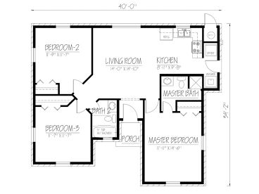 Floor Plan, 068H-0010