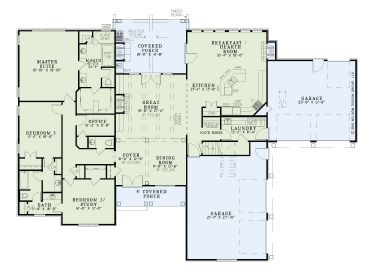 1st Floor Plan, 025H-0271