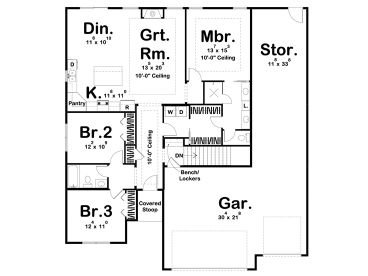 Floor Plan, 050H-0178