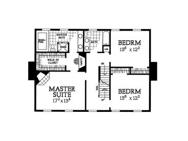 2nd Floor Plan, 057H-0015
