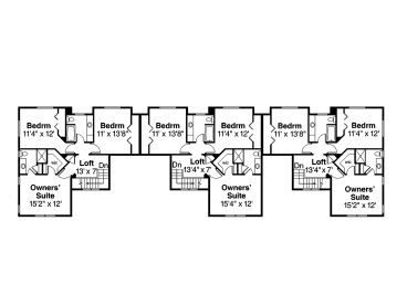 2nd Floor Plan, 051M-0030