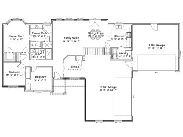 Floor Plan, 065H-0030