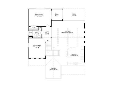 2nd Floor Plan, 062H-0087