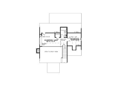 2nd Floor Plan, 025H-0178