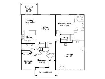 Floor Plan, 051H-0185