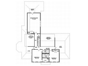 2nd Floor Plan, 006H-0121
