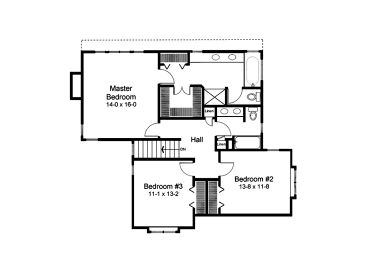 2nd Floor Plan, 047H-0013