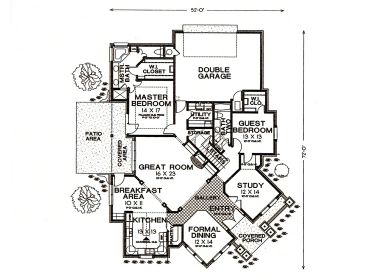 1st Floor Plan, 002H-0117