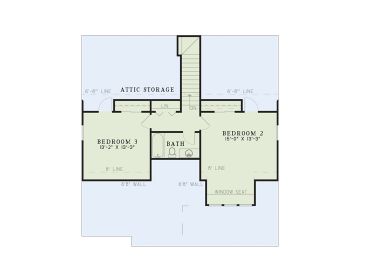 2nd Floor Plan, 025H-0346