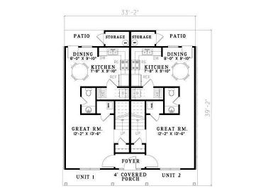 1st Floor Plan, 025M-0045