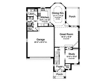 1st Floor Plan, 046H-0113