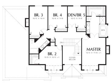 2nd Floor Plan, 034H-0328
