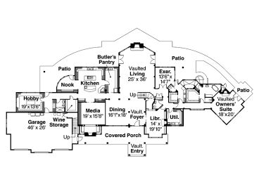 1st Floor Plan, 051H-0153