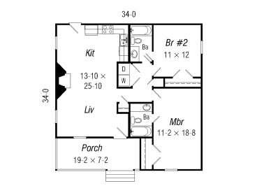 Floor Plan, 061H-0002