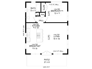Floor Plan, 062H-0427