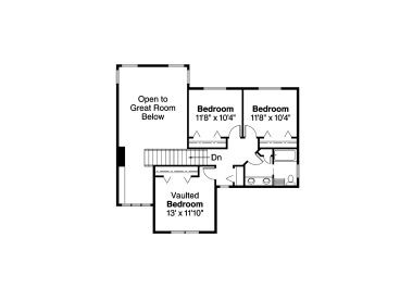 2nd Floor Plan, 051H-0115