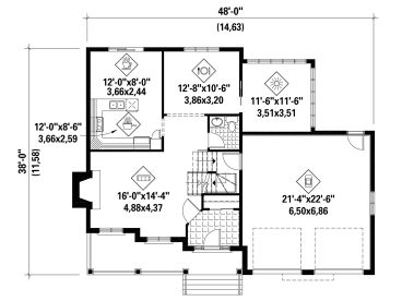 1st Floor Plan, 072H-0155