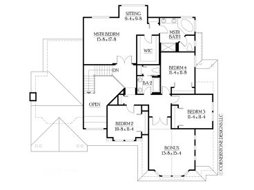 2nd Floor Plan, 035H-0021