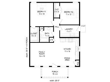 Floor Plan, 062H-0386