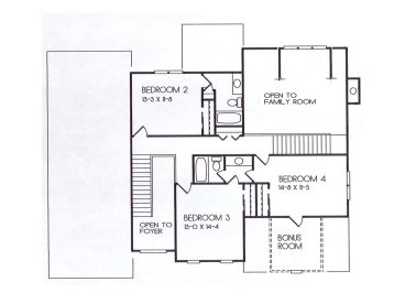 2nd Floor Plan, 045H-0024