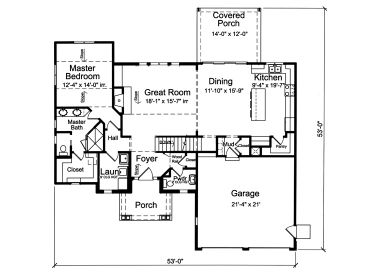 1st Floor Plan, 046H-0170