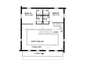 2nd Floor Plan, 012L-0076