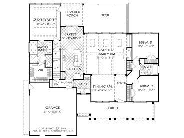 1st Floor Plan, 086H-0005